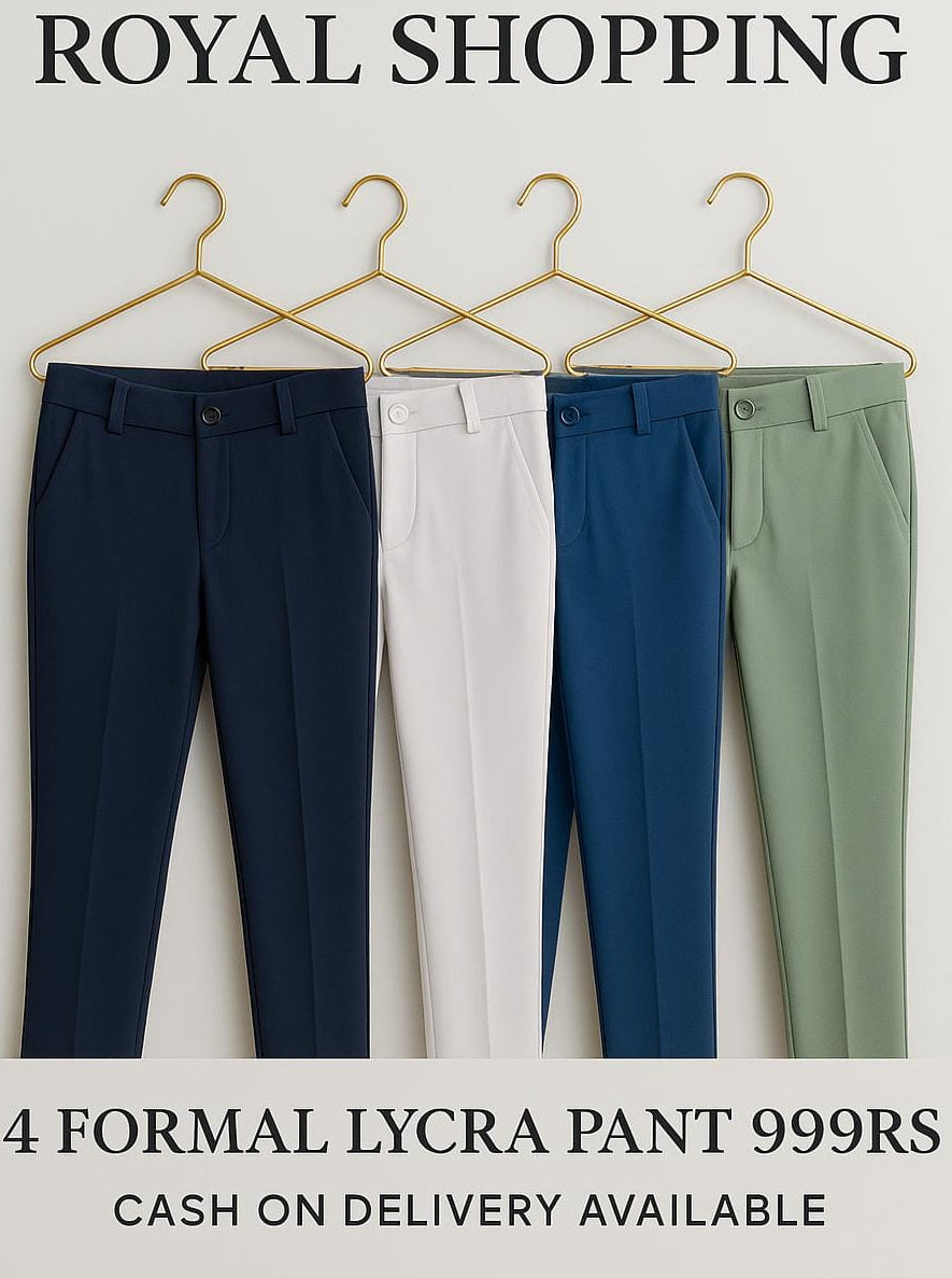 4 lycra button pant 999 only