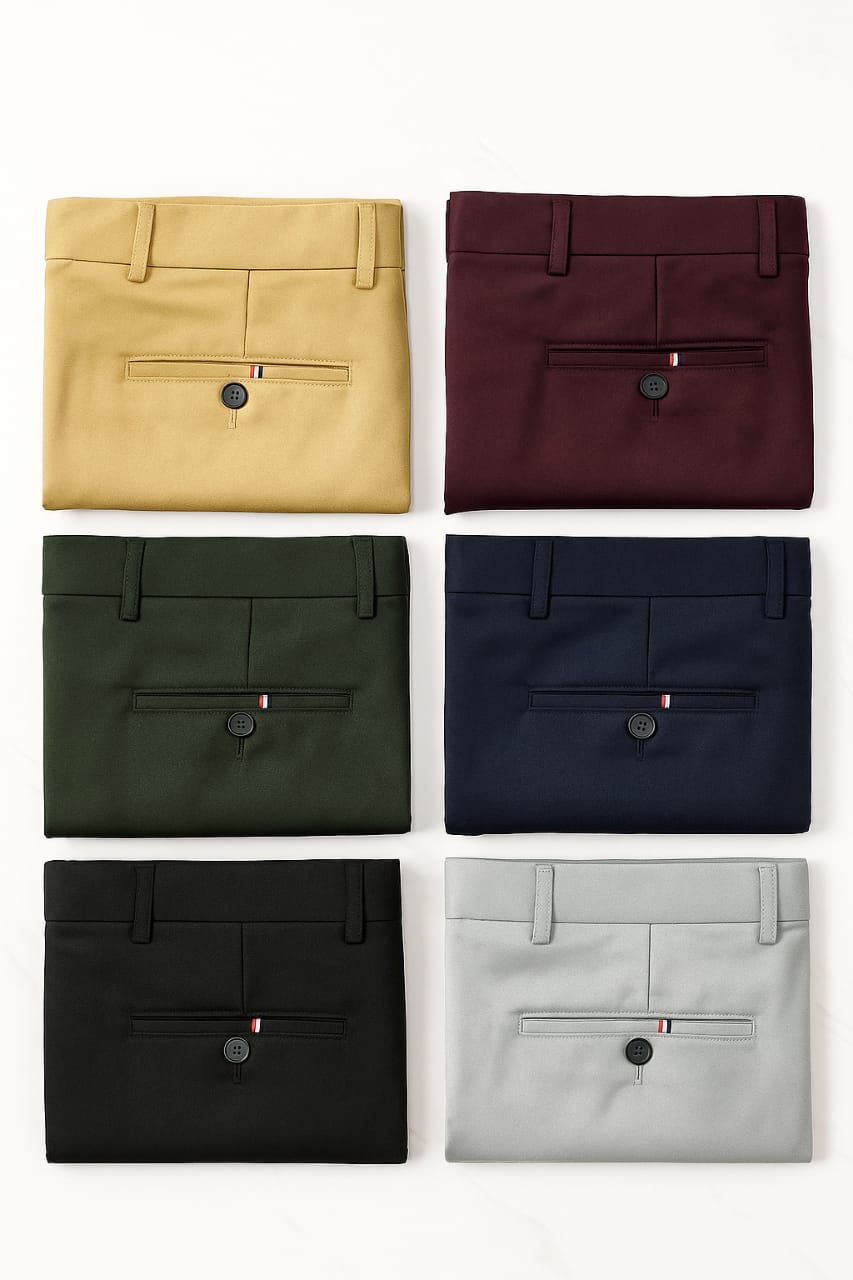 4 pcs  lycra button pant 999 only