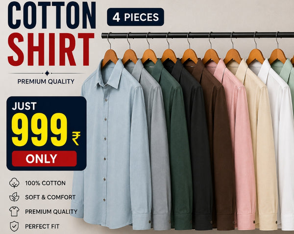 4 cotton shirt 999 only
